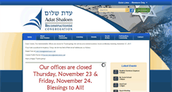 Desktop Screenshot of adatshalom.net