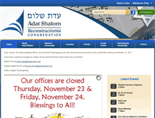 Tablet Screenshot of adatshalom.net